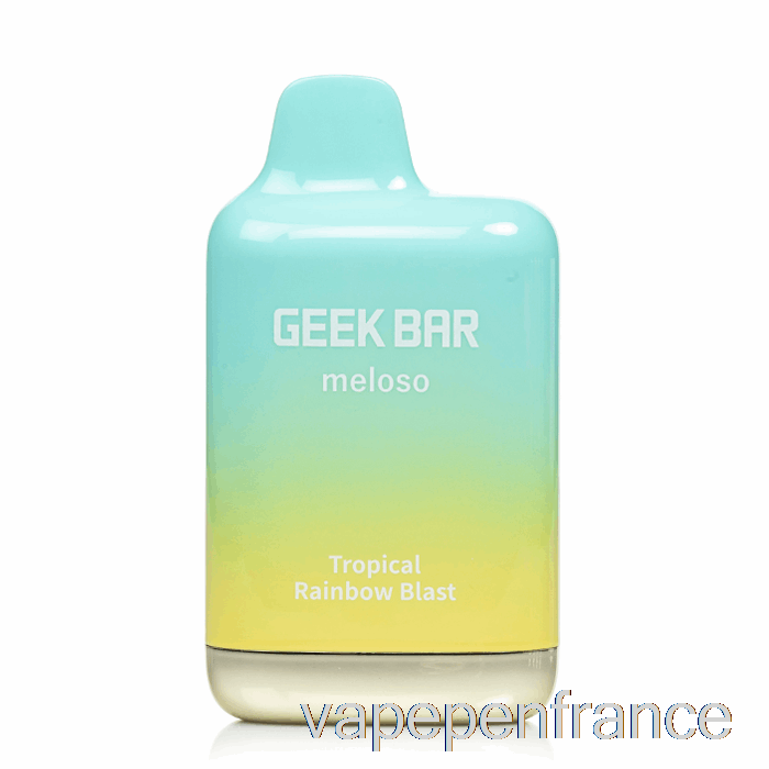 Geek Bar Meloso Max 9000 Stylo Vape Jetable Tropical Arc-en-ciel